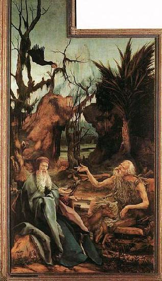 Matthias Grunewald Sts Paul and Anthony in the Desert China oil painting art
